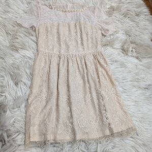 Candy cart dress with pearls